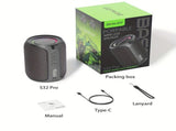 Portable Bluetooth Speaker Compact Speaker High-Quality Sound Long Battery Life - Black - Size V1347-791-05601-BLK-90-93-128MM