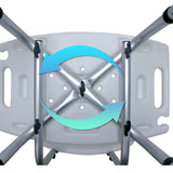 Orthonica Shower Chair with Shower Head Holder SHC-MAS-40-4L-B