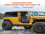 Jeep Tube, 2-Door, Hunting Style Jeep Tubular Door with Heavy-Duty Hinges & OE Latch, Jeep V952-JPCGM2M0718J7OUX8V0