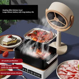 Rechargeable Portable Kitchen Range Hood with Active Carbon Filter and Low Noise Fan for Family V1189-LC-HW-00462