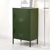 Artiss Buffet Sideboard Metal Cabinet - DOUBLE Green AI-LOCKER-SMI-GN
