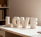 Love Vase 4-Piece Ceramic Vase Set Stylish Floral Decorative Vases for Entryway, Table Centerpiece V1107-CS-VOBDWJES22