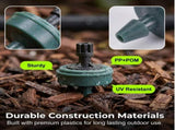 1 GPH Pressure Compensated Flow for Garden System, 2026 New Self-Cleaning Constant Flow V1258-DP02-F-847