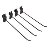 30PCS Panel Hooks Black Slatwall Hanger Thickened Easy Installation Anti Rust Display Pegs for V1294-YM0706-3117230143711