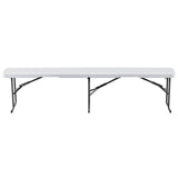 Plastic Folding Bench, 6 ft Portable Bench for Indoor/Outdoor Picnic Party Patio Camping Dining, V952-SLKZDYDZY6FTUQW6VV0