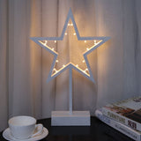Star Shape LED Night Light Table Night Lamp Home Room Xmas Christmas Decor Kid Gift V1294-YM0901-3119200027611