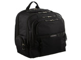 Pierre Cardin 30L Large Padded Backpack Bag w 13" Laptop Sleeve Travel Luggage - Black V563-PC-2649-BLK