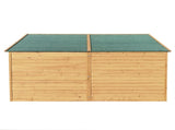 i.Pet Dog Kennel Extra Large 2.28M Wooden House Bed Outdoor Pet Puppy Cabin Log PET-GT-DH228-WOOD-AB