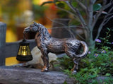 Cute Horse Statue with Solar Lantern Figures for Garden Yard Decoration Art Craft Scul y6322 V1370-AZ4-11715