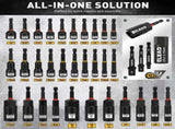 ELEAD 58Pc Magnetic Impact Nut Driver Set SAE Metric CR-V Socket Adapter w/case V465-70183