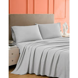 Queen Bed Sheet Set 1800 Series Microfiber, Deep Pocket, Soft & Breathable, Grey V63-953211