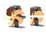 Wood Burner 5 Blades Ultra Quiet Air Circulation Heating Energy Saving Heat Powered Fireplace V1294-YM0706-3114230120312