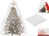 Tutuviw Christmas Tree Storage Bag,Clear Waterproof Xmas Trees Upright Cover Extra Large Plastic V1189-WXFWAL-20260319-00594