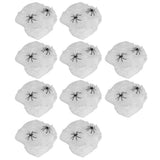 10Bags Webs Cobweb Halloween Decorations Bar Haunted House KTV Scene Props V1294-YM0901-3115200094014