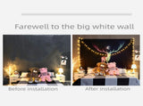 2-piece Bedroom Atmosphere Bundle White RGB Rechargeable LED Night Light Vintage Camping Style V888-ELOSUNG53476