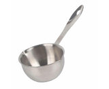 Butter Warmer Pot, Flat Induction Bottom Stainless Steel Mini Hot Milk Saucepan, 150ml V1263-JX-2985
