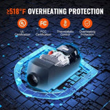 VEVOR Air Heater, 12V 8KW Heater with Remote Control and LCD Display, 10L Fuel Tank V952-ZCJRQFT12V8KWN9JQV9