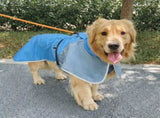 Waterproof Windproof Fleece-Lined Dog Raincoat with Reflective Trim and Leash Opening for Large V1341-ZY-TLYVTEDV-6XL