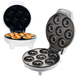Donut Maker Machine Cake Machine Deep Cooking Plates Easy to Clean Electric Light Doughnut Machine V1369-AZ3-W-02305