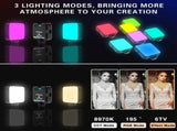 Dimmable Pocket Fill Light - 20 Modes For Live Broadcast PRL-6984200AYS