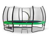 Kahuna Twister 10ft Springless Trampoline - Green TRM-KAH-ELA-10D-GN