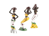 African Sculpture Women Figure Resin Statue Home Figurines Dolls Ornaments for Desktop Decoration V1294-YM0721-10101959