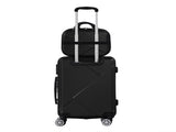 Slimbridge 2pcs 20"Travel Luggage Set Black LG1006-BK_NZ
