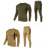2-Pack XL Size Men's Tactical 4-Way Stretch Fleece Lined Thermal Underwear Set V888-ELOSUNG49198