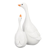 Lifelike Mother Duck and Duckling Resin Statue for Patio Yard Decoration Duck Sculpture Animal V1294-YM0901-3115250020111