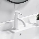 Bathroom Faucet, Stainless Steel Sink Faucet, Water-Saving Flow, Splash Reduction, Ceramic V1189-LC-LY-00035