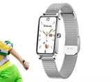 Smart Watch Women Fitness Tracker Sport Bracelet for Android iOS Phones-Silver V1263-JX-7697-2