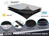 58 inch BBQ Gas Grill Cover, Waterproof, Rip-Proof, Weather & UV Resistant, Fits Grills of Weber V1366-AZ2-W-12327