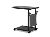 Artiss Laptop Desk Height Adjustable Mobile Workstation Computer Desks 48CM Black LA-DESK-C-48-BK