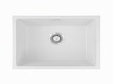 Cefito Kitchen Sink 55x45cm Granite Stone Sink Single Bowl White SINK-STONE-A-5545-WH