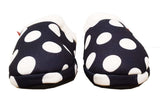 ARCHLINE Orthotic Slippers Slip On Arch Scuffs Pain Relief Moccasins - Polka Dots - EU 36 V563-AS502-36