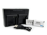 HRIDZ EN-EL23 Battery & Charger Set For Nikon Coolpix B700 S810c P600 P610S V571-TFDCB2B1C1BENEL23