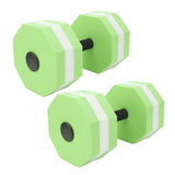 2Pcs High Density EVA Foam Dumbbell Set Aquatic Exercise Dumbbells for Men Women Indoor Swimming V1294-YM0703-3111230070813