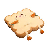 Cute Simulation Bread Toast Pillow Plush Doll Soft Stuffed Bread Cushion for Kids Aldult Gifts V1294-YM0715-10327995