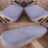Plush Car Seat Cover - Soft, Warm and Fluffy Faux Rabbit Fur Seat Covers - Front and Back Seat V1188-ZXY-131-406