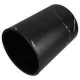 Toilet Trash Bin Black PP Material Bathroom Garbage Can Large Capacity Press Ring Design 1Pack V1192-AZ-W-33495