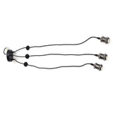 3 Arms Chandelier Lamp Holder Metal Retro Decoration Ceiling Light Socket for Home Dining Hall Bars V1294-YM0714-3119210197111