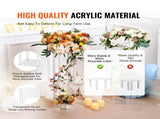 2 Pack 31.5 Inch Wedding Flower Stand Acrylic Laminate Geometric Vase Column Floral Display Stand V767-VVR-HLHJLFTJXKTLPJWCUV0