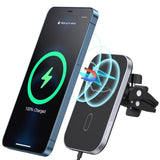 CHOETECH T200F-201 15W MagLeap Magnetic Wireless Car Charger Holder with 1M Cable V28-ELECHOT200F201