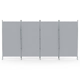 Artiss 4 Panel Room Divider Screen 345x180cm Fabric Grey RD-D-PLY-345-GY