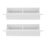 2-Pack Stove Vent Cover in White Plastic for Use and Improved Air Freshness V1192-AZ-W-21296