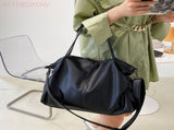 Big Black Tote Bags for Women Large Shopper Bag Roomy Handbag Soft Leather Crossbody Bag Ladies V1366-AZ2-W-10849