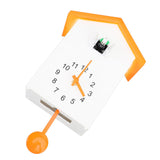 Bird House Wall Clock Bird Voice Call Stylish Decorative Pendulum Wall Clock for Office Bedroom V1294-YM0901-3115240020812