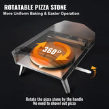 Outdoor Pizza Oven, 406.4 mm, Gas Fired Pizza Maker, Portable Outside Stainless Steel Pizza Grill V952-BXSPSLYCABRQH23XCV0