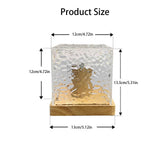 Cube Lamp, Wooden Base Ocean Wave Lamp, Water Wave Lamp, Midnight Aura Lamp Cube, 3/16 Colors V1370-AZ4-06653