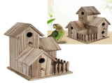 Wooden Birdhouse Small Outdoor Garden Bird Nesting Box Bird House Pet Supplies Decoration V1294-YM0901-3111200165411